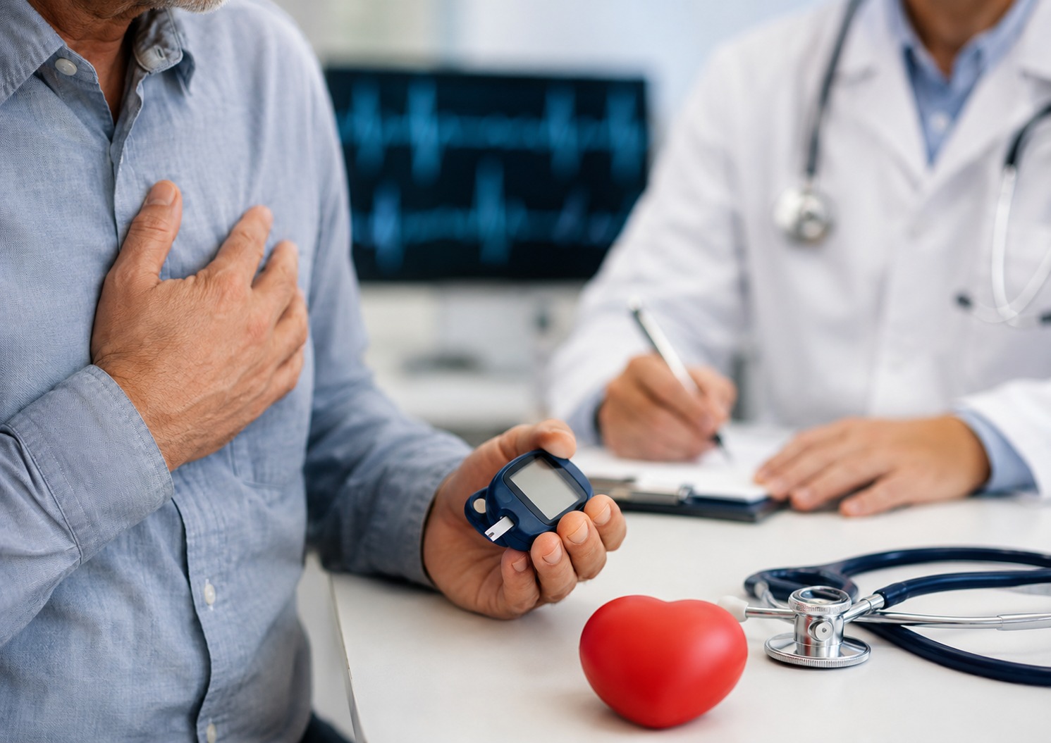 diabetes e coração: entenda dos riscos